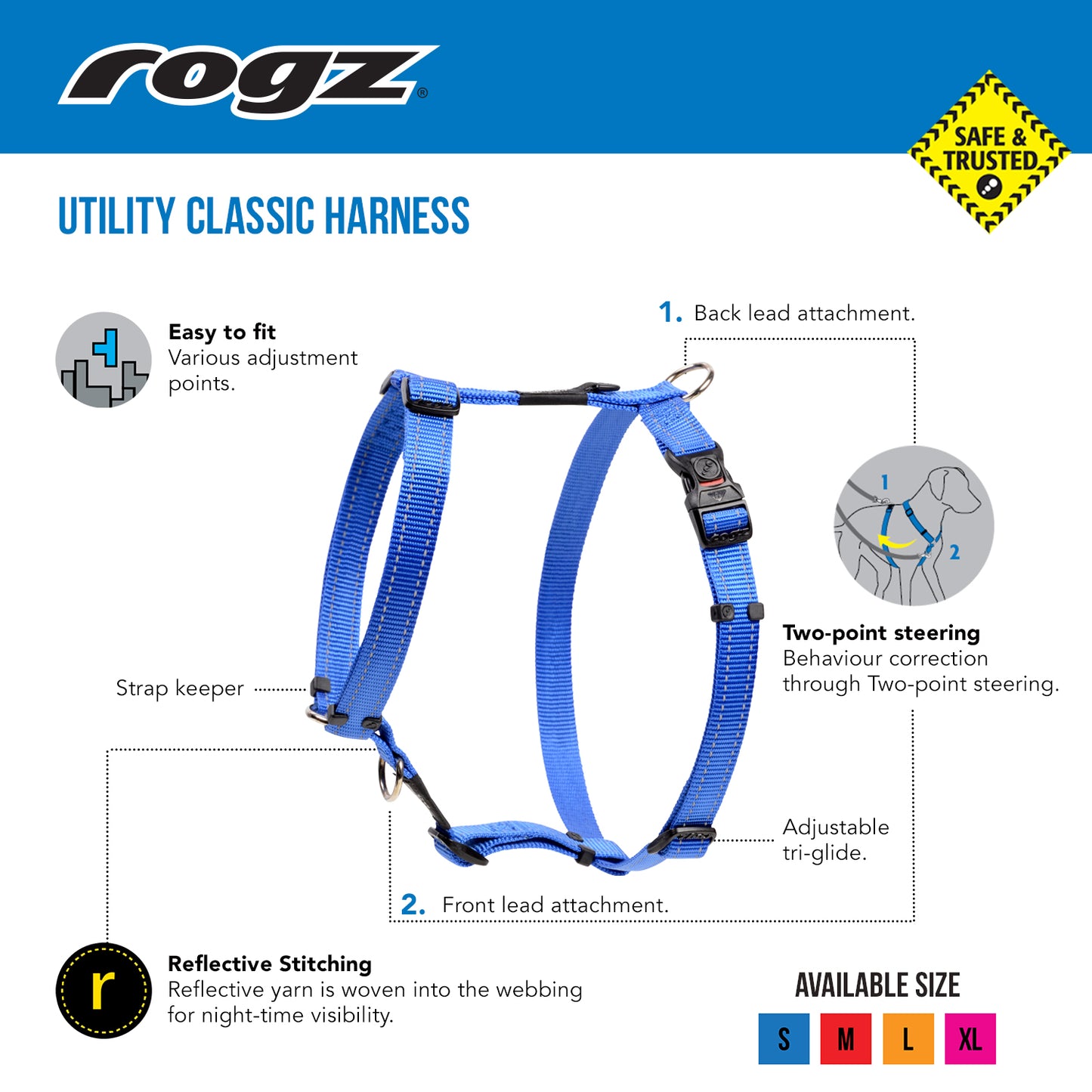 Utility classic harness - My Pet Store