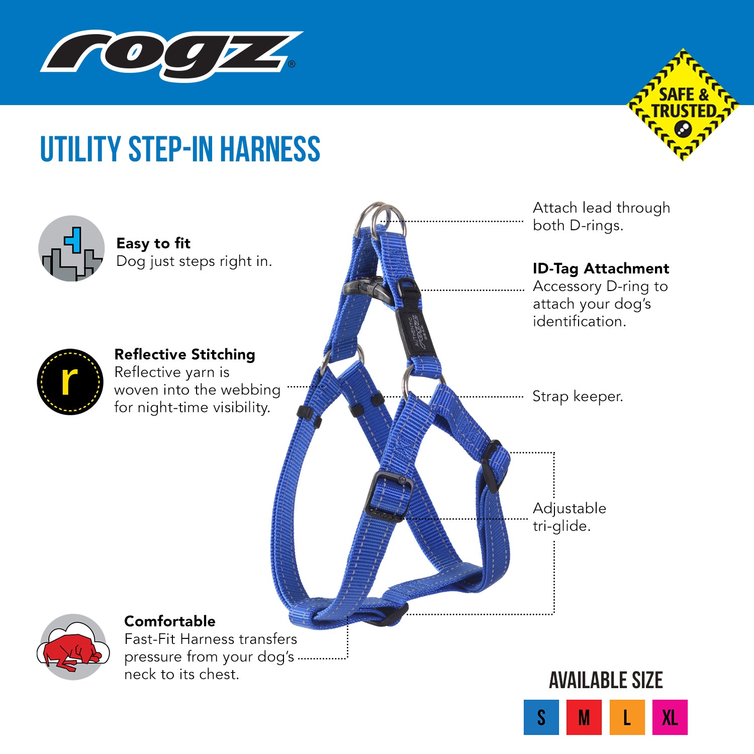 Utility step-in harness - My Pet Store