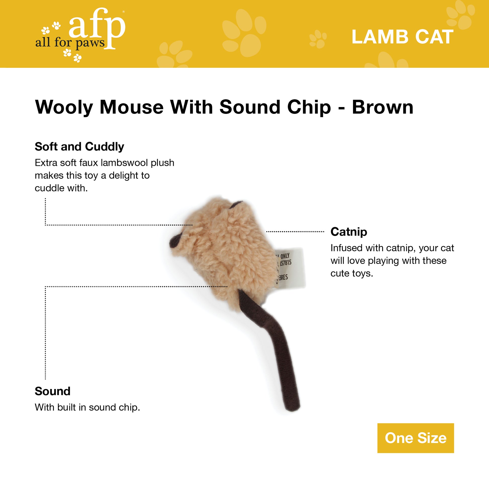 Lambswool cat toy - My Pet Store