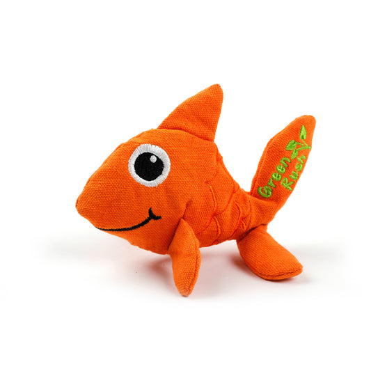 Orange goldfish cat toy - My Pet Store