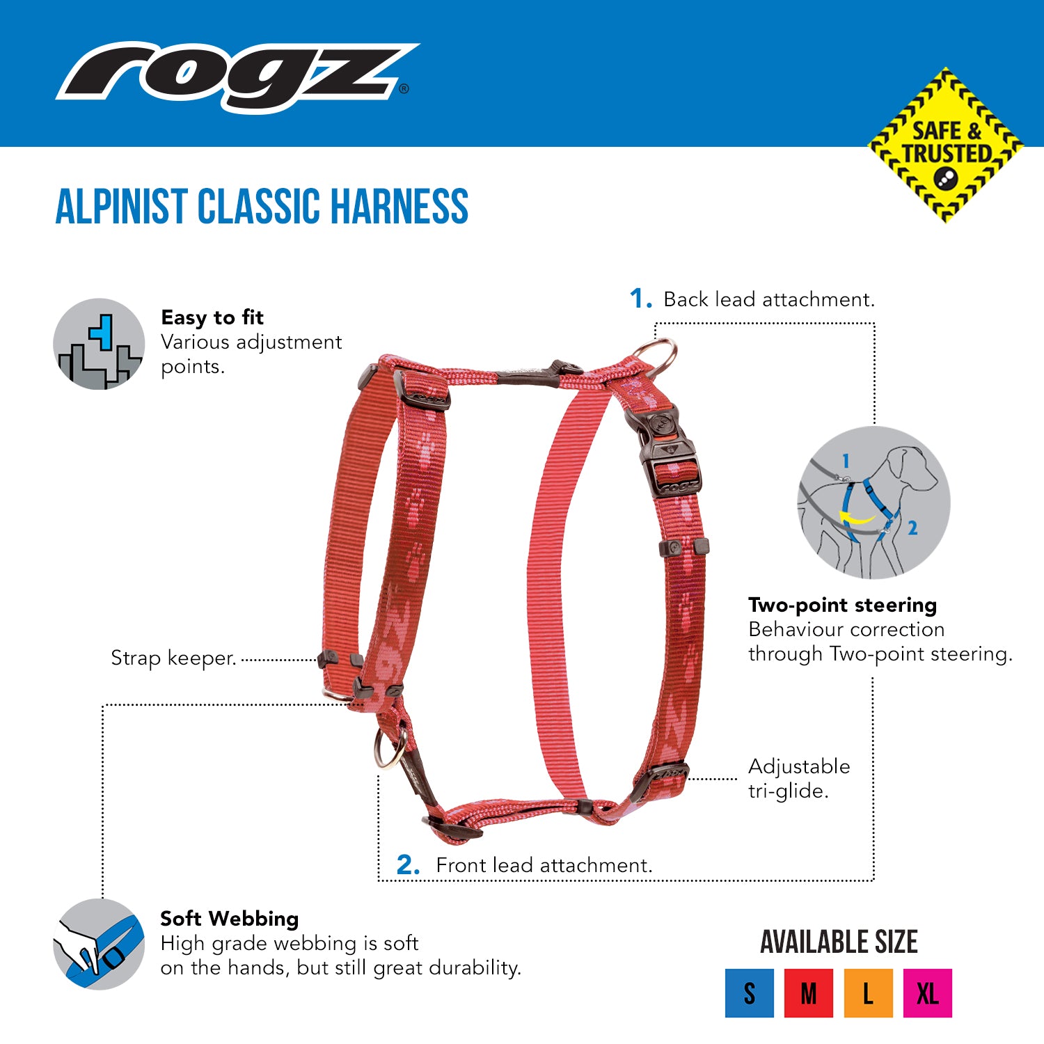 Alpinist classic harness - My Pet Store