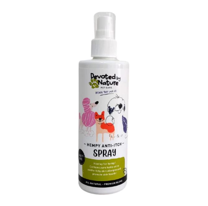 Hempy Anti-Itch Spray For Pets (250ml) | Devoted By Nature - My Pet Store