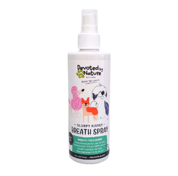 Slurpy Kisses Breath Spray for Dogs (250ml) | Devoted By Nature - My Pet Store