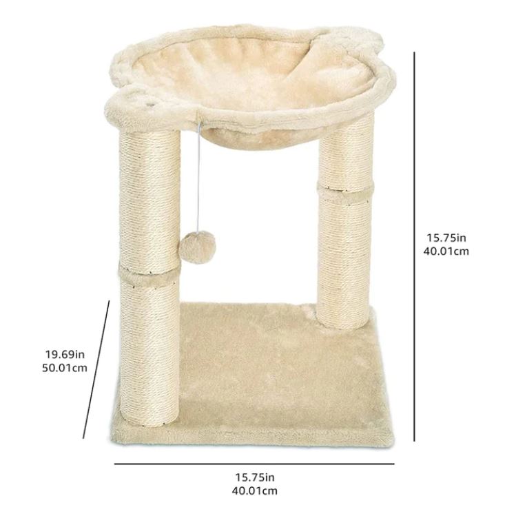 Rex 2 Pole Tower Pet Scratcher Post - My Pet Store