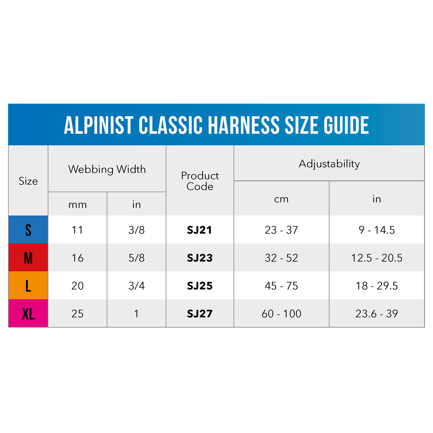 Alpinist classic harness - My Pet Store