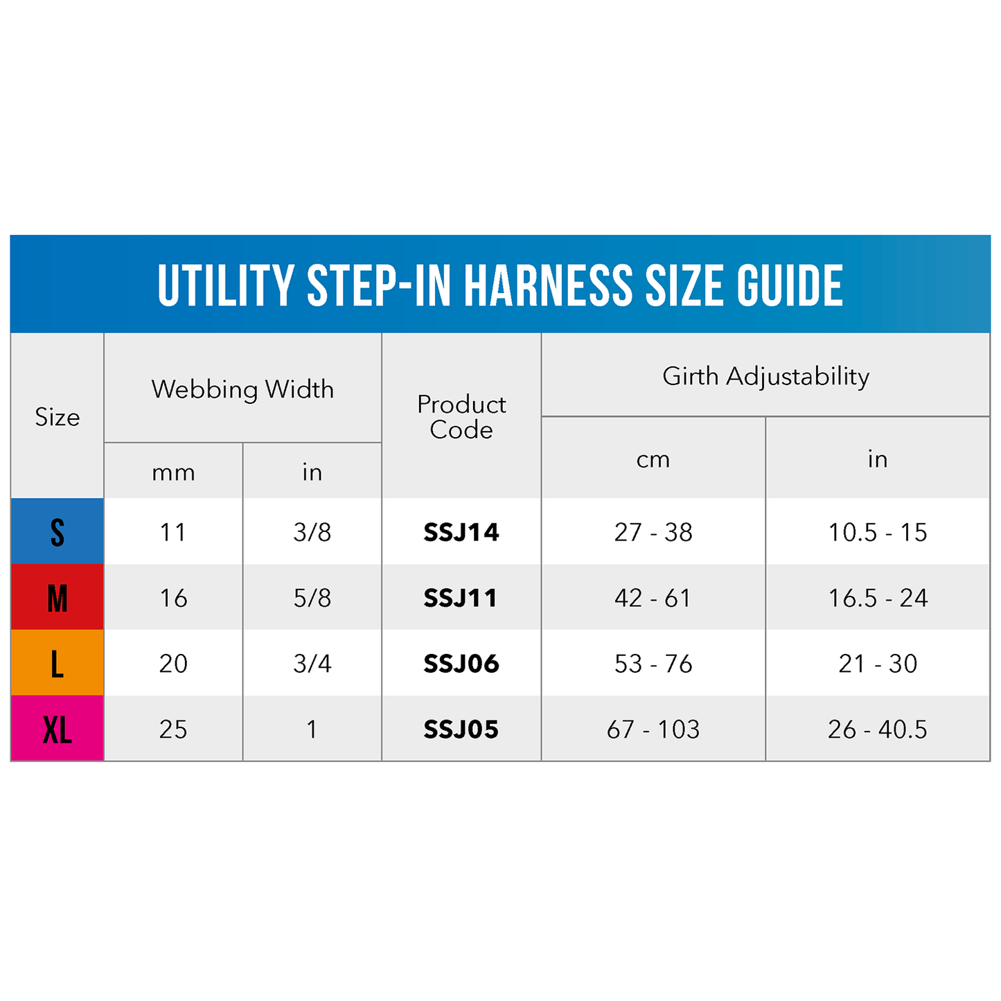 Utility step-in harness - My Pet Store