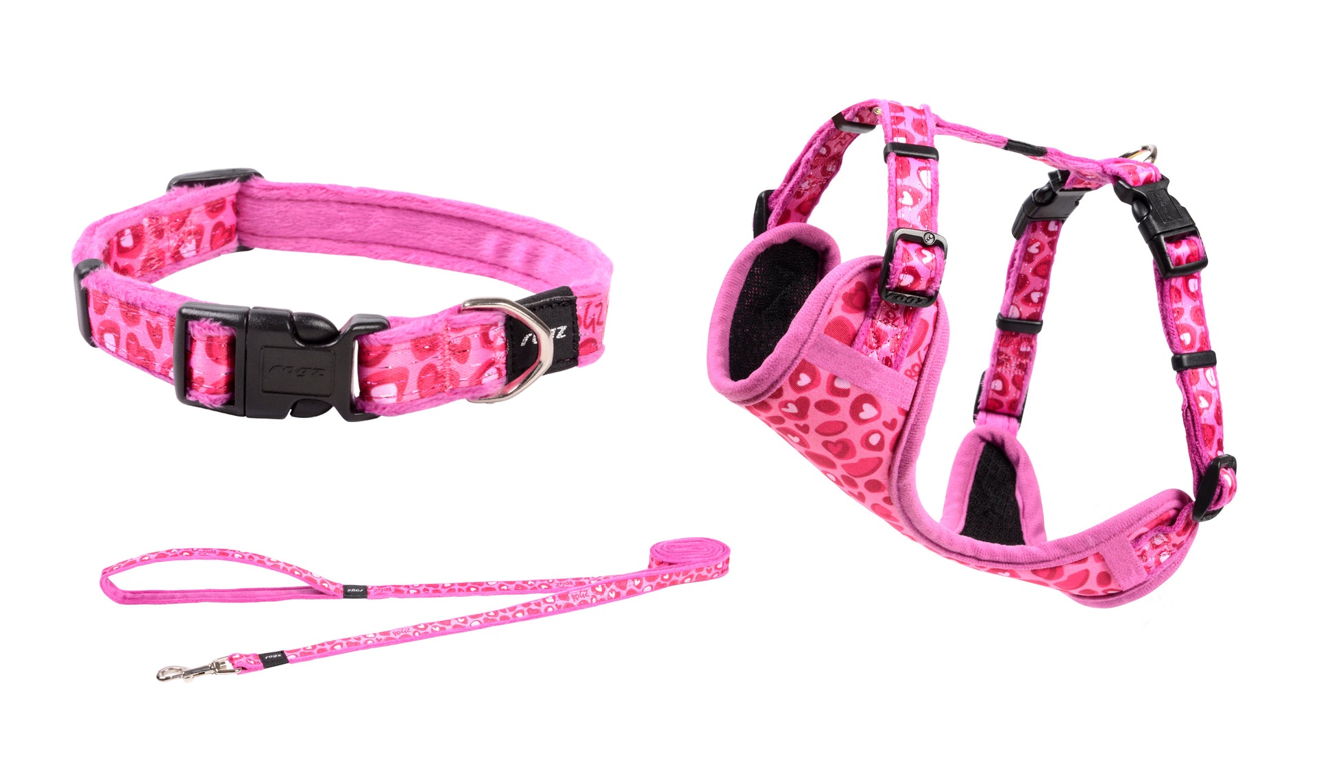 Fashion combo - collar, lead and harness - My Pet Store