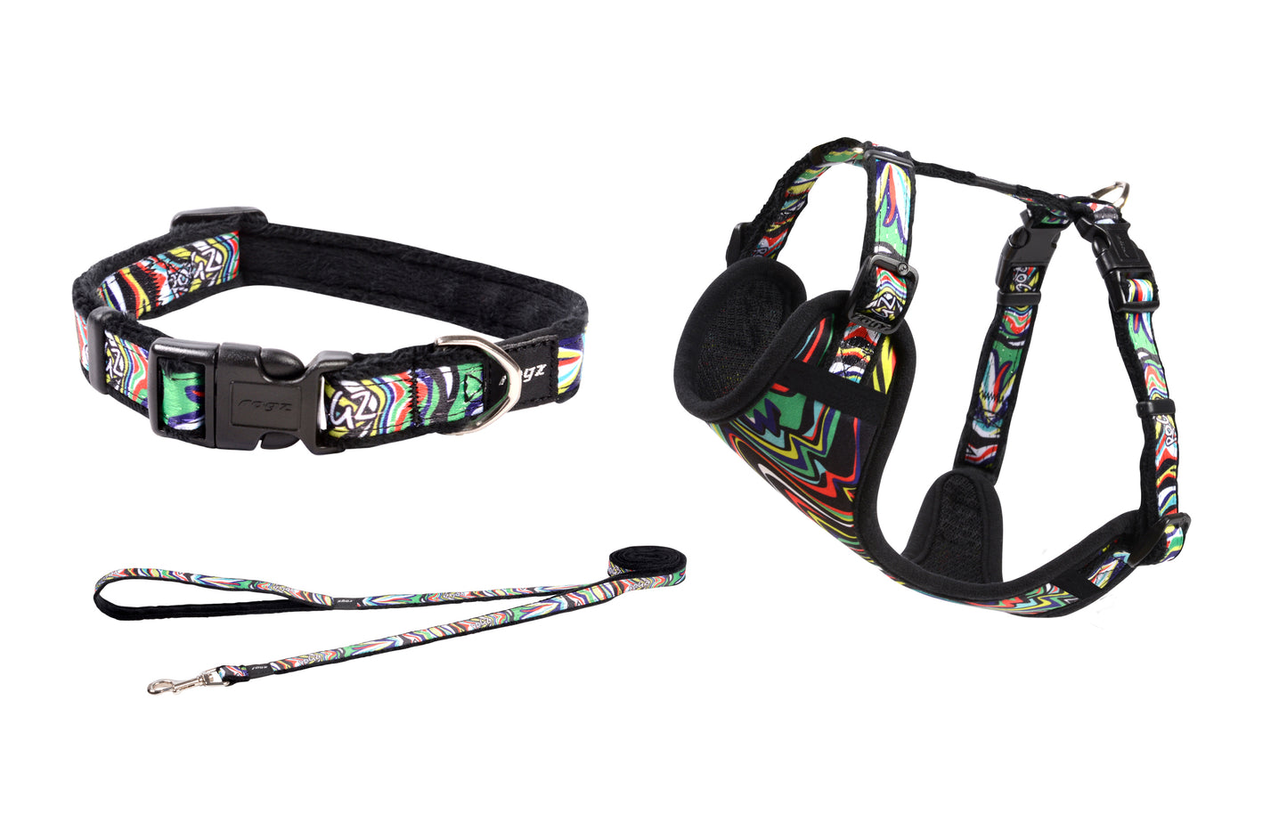 Fashion combo - collar, lead and harness - My Pet Store