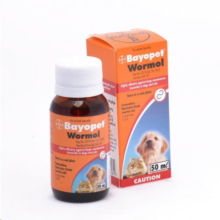 Bayopet Wormol for cats and dogs - My Pet Store