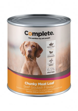 Complete dog food - tin