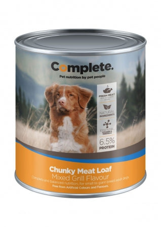 Complete dog food - tin