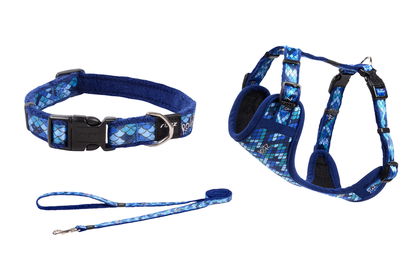 Fashion combo - collar, lead and harness - My Pet Store