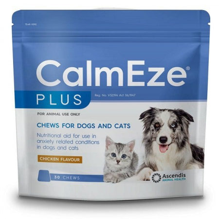 Calmeze plus chews for cats and dogs