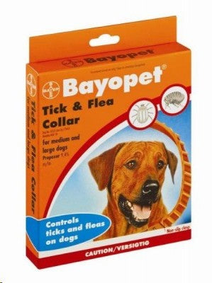 Bayopet tick and flea collar for dogs - My Pet Store