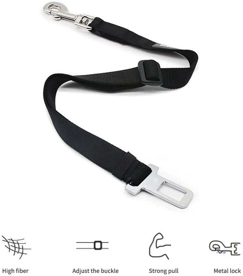 Adjustable dog seat belt - My Pet Store