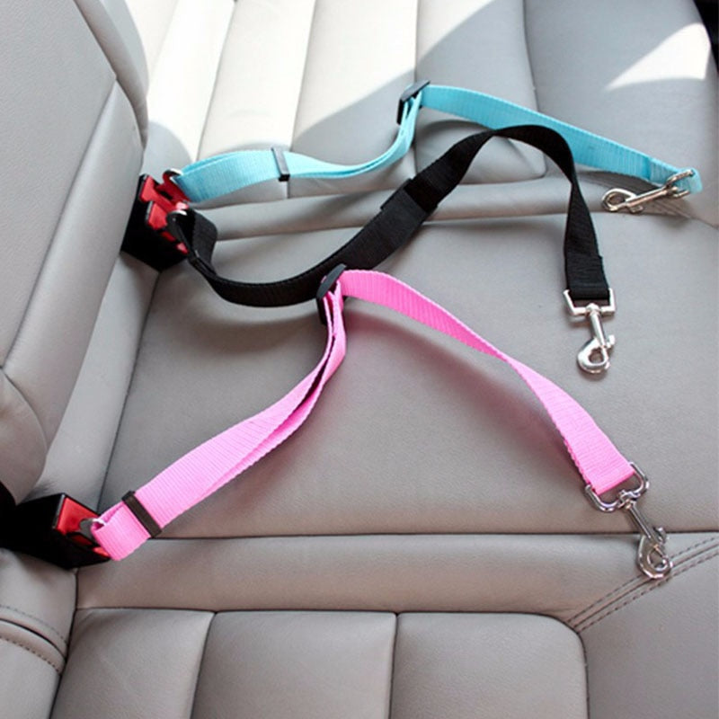 Adjustable dog seat belt - My Pet Store