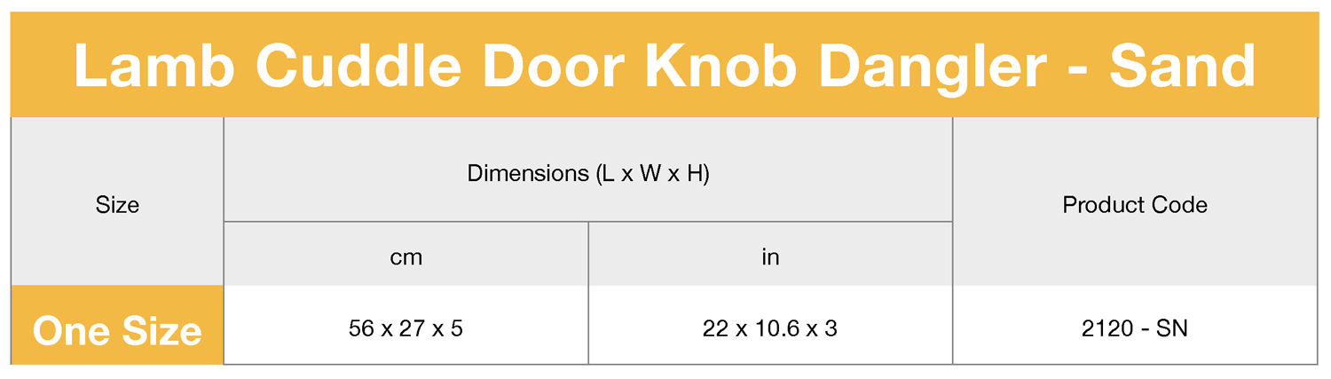 AFP Cuddle Doorkknob Dangler - Image 5