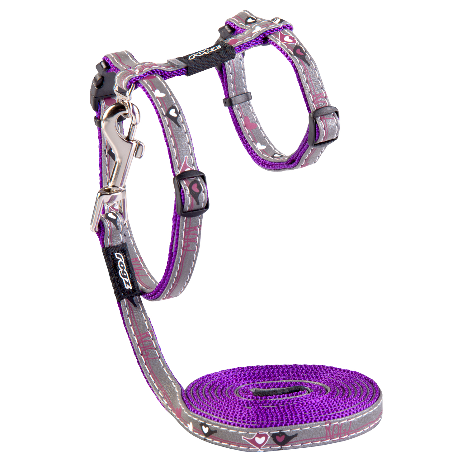 Rogz NightCat Harness and lead set