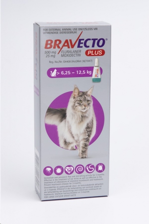 Bravecto PLUS for cats (tick and worms)