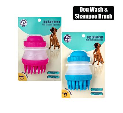 Pet bath brush