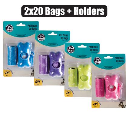 Poop bags - holder plus extra bags