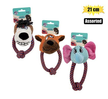 Plush tug toy