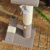 Cat scratching post - single post with scratch pad