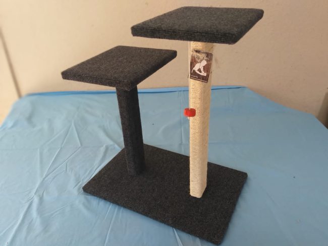 Cat scratching post - double post